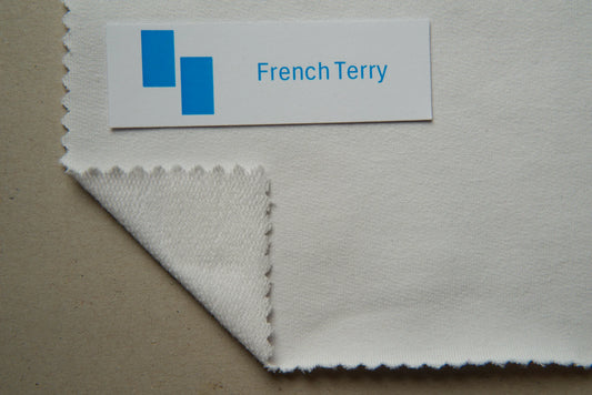 French Terry white