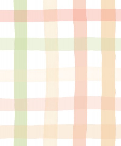 Jersey Watercolor Spring Check Gingham