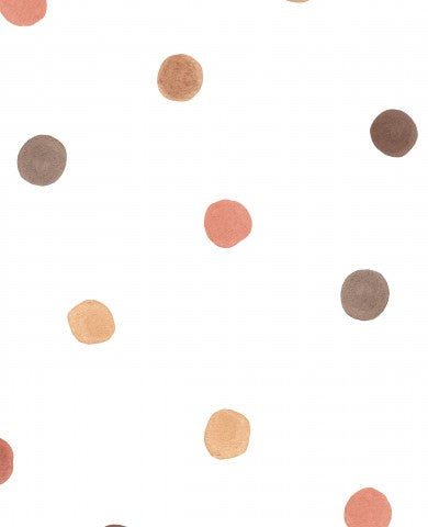  Crea abbigliamento e accessori: Canvas Cotton Watercolor Dots - Tessuto di cotone morbido e flessibile per magliette, borse, cappotti e altro - Cucito e design