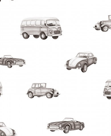 Jersey Cars sepia white