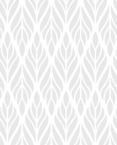 Toile de coton à motif de papier peint gris et blanc