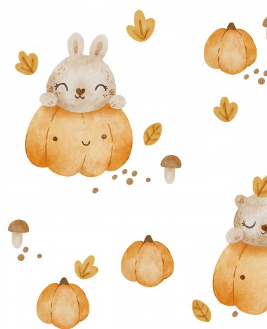 Jersey baby pumpkin white