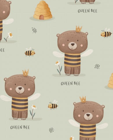 Jersey Bear Queen Bee green