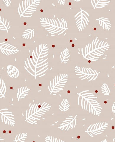 Jersey Beige Fir Branches