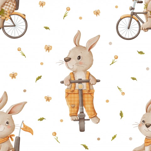 Jersey Bike Bunnies White