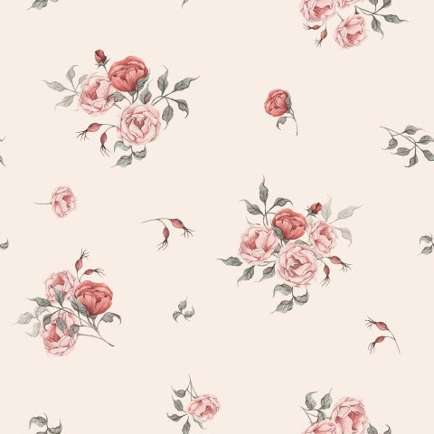Jersey flowers cream