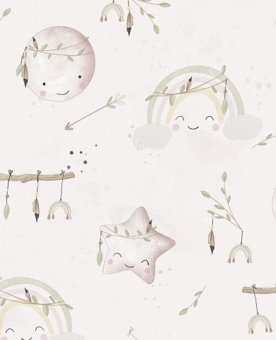 Jersey Boho Sky BEIGE