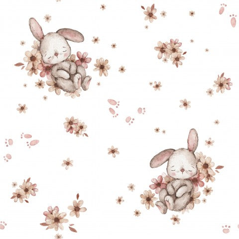 Jersey Bunny Nap small white