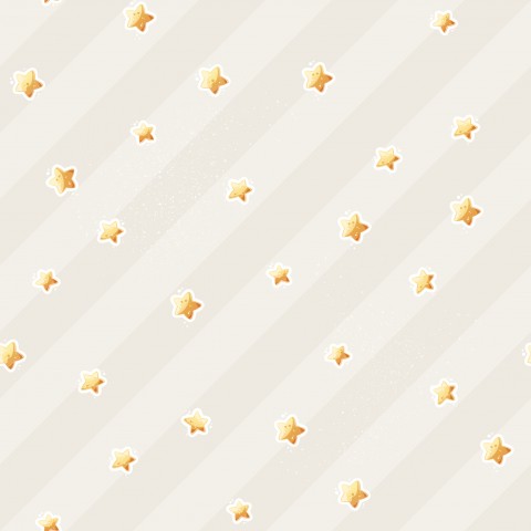 Jersey Chubby Stars Stripes Cream