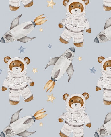 Jersey Cosmo teddy bear medium blue