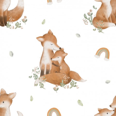 Jersey The white parent of the fox cub