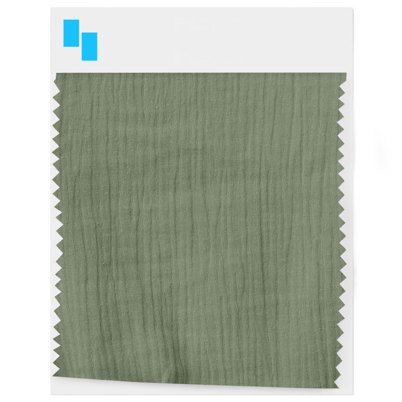 Double gaze vert mousse