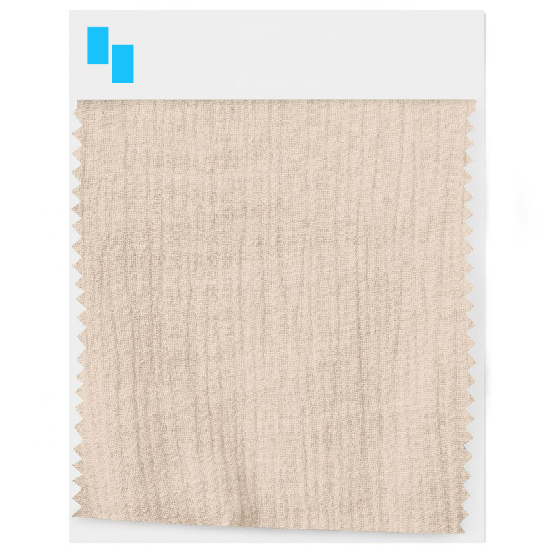 Double gaze blanc perle