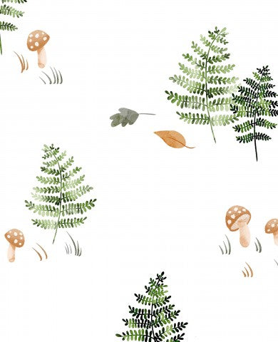 Jersey fern white 30x30