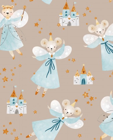 Jersey fairy mouse and bear beige