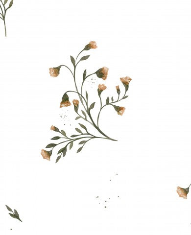 French Terry Watercolor Flowers
