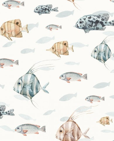 Jersey Fisch gebrochenes Weiß