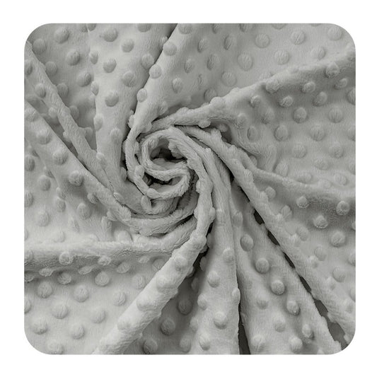 Plush Minky Dotted: Glacier