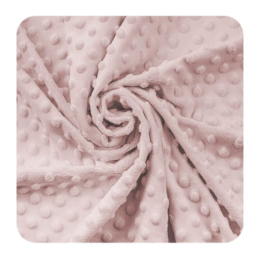 Plush Minky Dotted: Sephia Rose