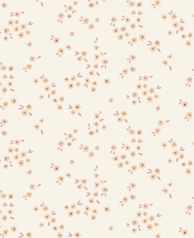 Jersey spring flowers in vintage pink