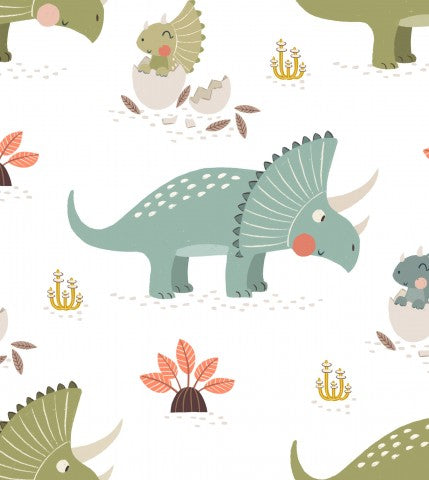Musselin Geburt des Triceratops