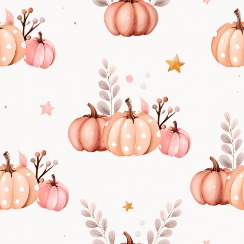 Muslin Cozy Autumn Pumpkins