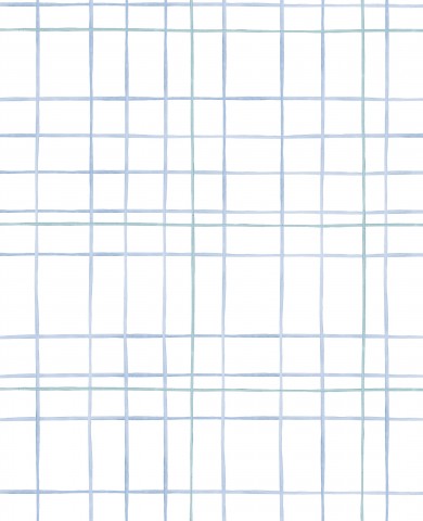 Jersey grid blue white