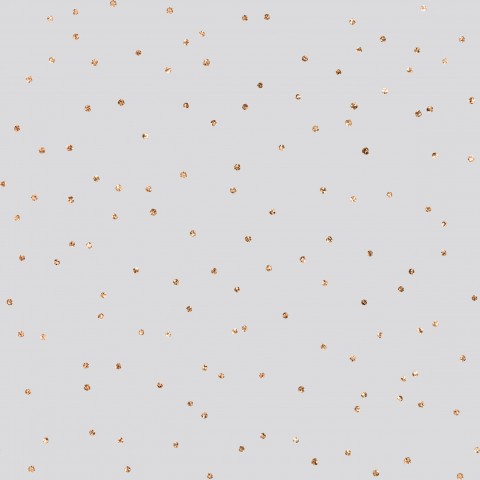 Wasserdichter Stoff Golden dots christmas grey