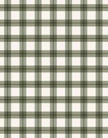 Jersey à fond de tissu à carreaux verts et blancs