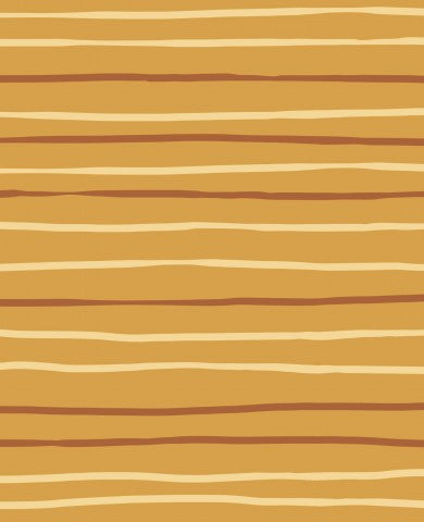 Wasserdichter Stoff Hand dranwn lines mustard