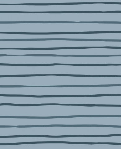 Wasserdichter Stoff Hand drawn lines blue