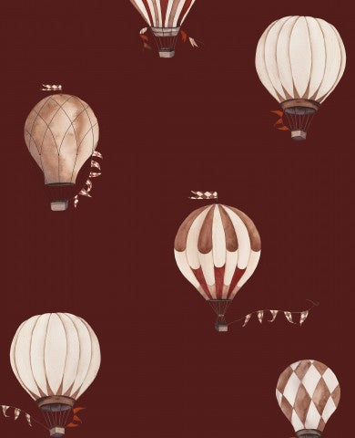 Wasserdichter Stoff Heißluftballons Rot