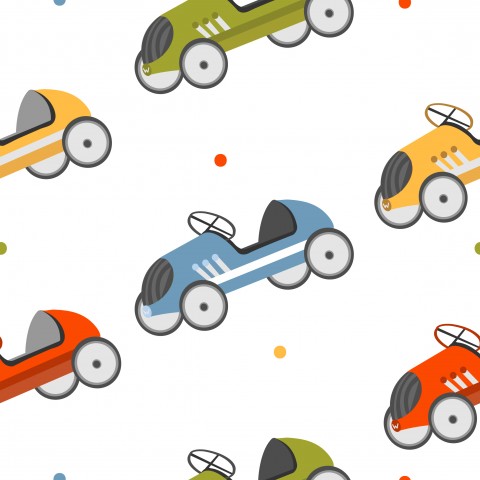 Jersey Bright Retro Cars