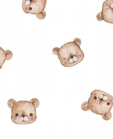 Jersey Autumn Bears Minimal White