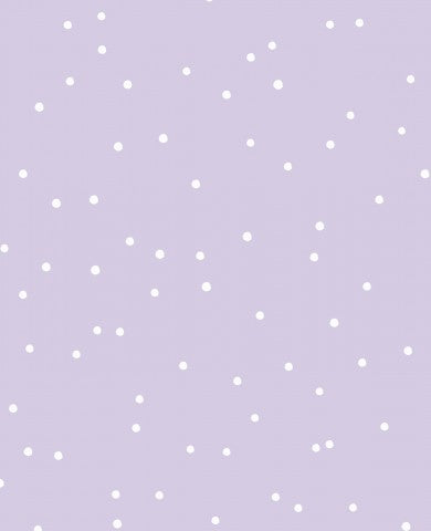  Ranskalainen frotee violetilla pohjalla ja valkoisilla pisteillä