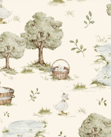 Canards à carapace molle et arbres