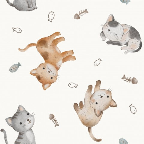 Jersey cats made of white
