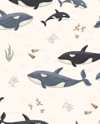 Muslin patterns of killer whales and other sea creatures
