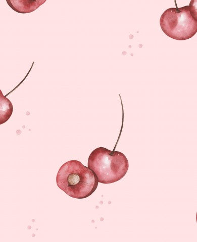 Jersey Cherry 30x30cm pink