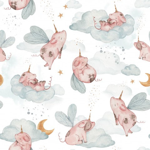 Jersey little pigs white small