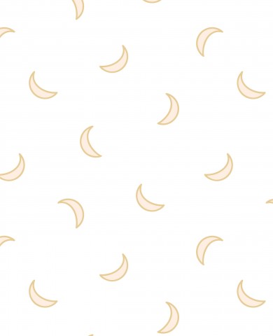 Jersey Little Sweet Moons on White