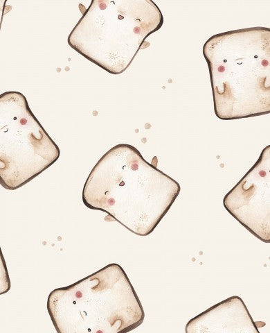 Jersey Small Toasts 30x30cm beige