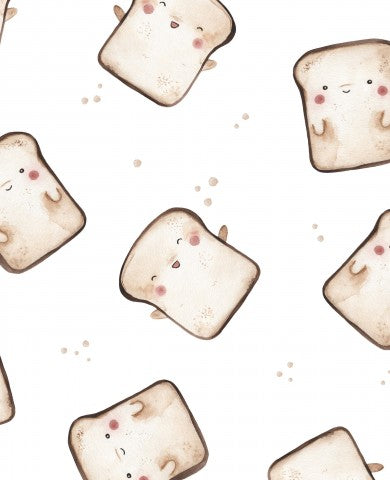 Jersey Small Toasts 30x30cm white