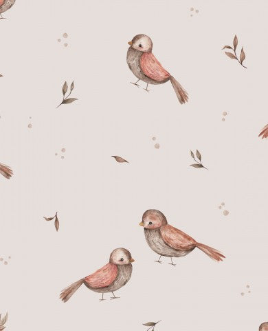 Jersey Little Birds Taupe
