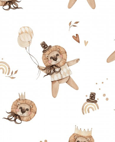 SoftShell avec un lion mignon et des ballons