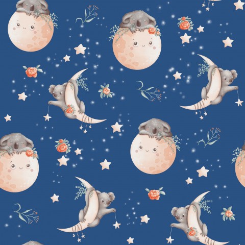 Jersey Koala Moon Blue