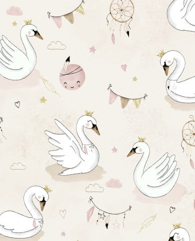 Jersey Royal Swans BEIGE