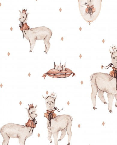 Jersey Royal Llama white
