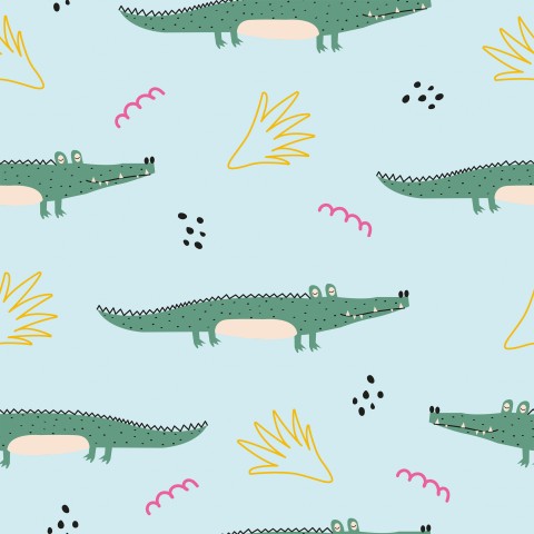 Jersey Funny Summer Crocodile