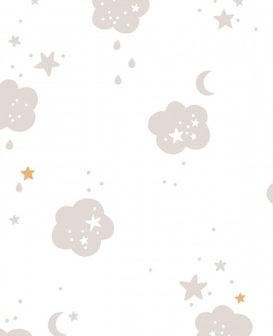  Nuvole e stelle in tessuto impermeabile